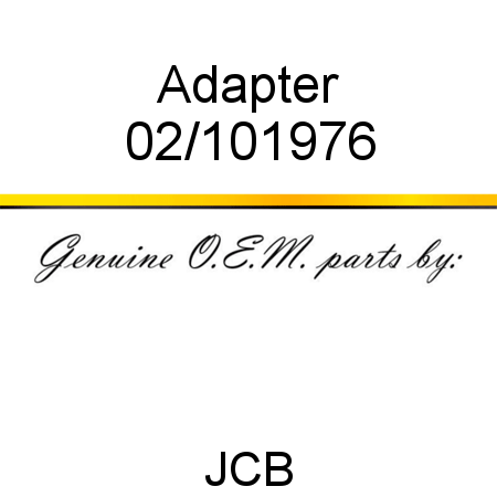 Adapter 02/101976