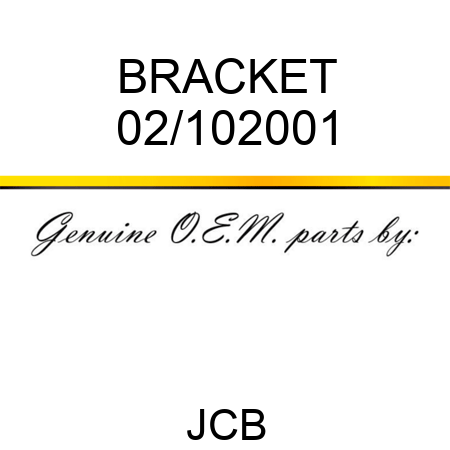 BRACKET 02/102001