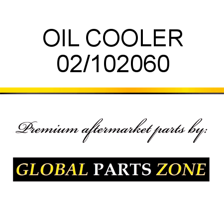 OIL COOLER 02/102060