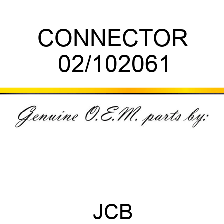 CONNECTOR 02/102061