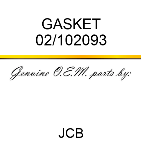 GASKET 02/102093