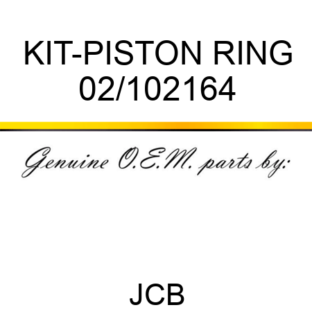 KIT-PISTON RING 02/102164