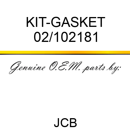 KIT-GASKET 02/102181