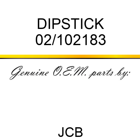 DIPSTICK 02/102183