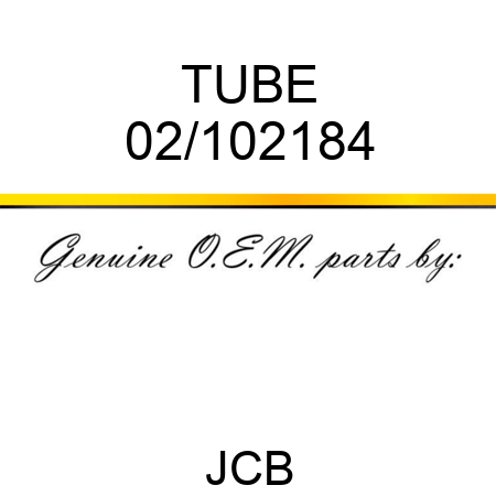 TUBE 02/102184