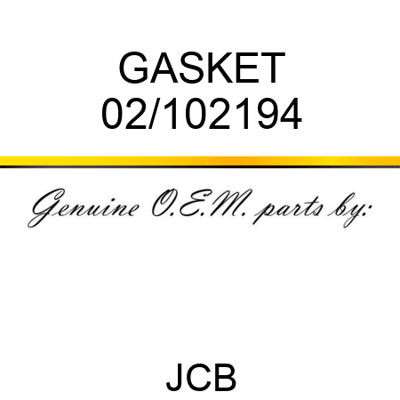 GASKET 02/102194