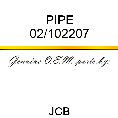 PIPE 02/102207