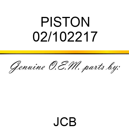 PISTON 02/102217