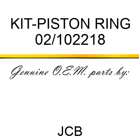 KIT-PISTON RING 02/102218