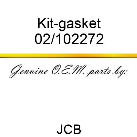 Kit-gasket 02/102272