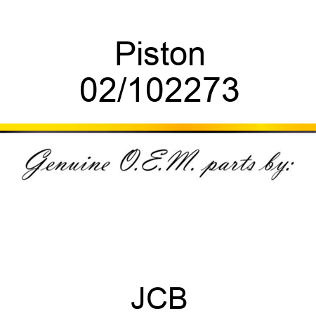 Piston 02/102273