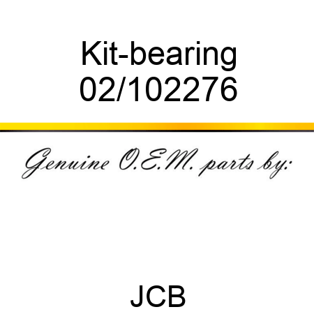 Kit-bearing 02/102276