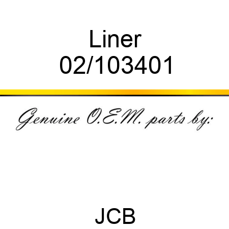 Liner 02/103401