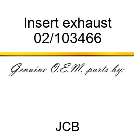 Insert exhaust 02/103466