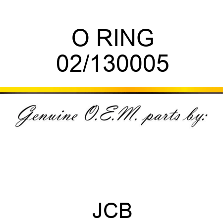 O RING 02/130005