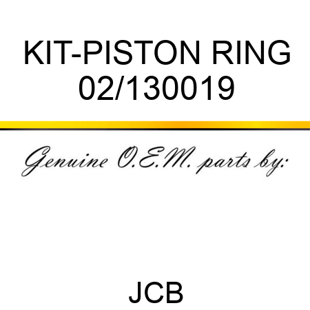 KIT-PISTON RING 02/130019