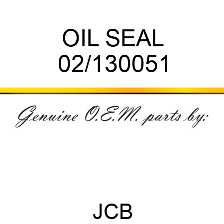 OIL SEAL 02/130051