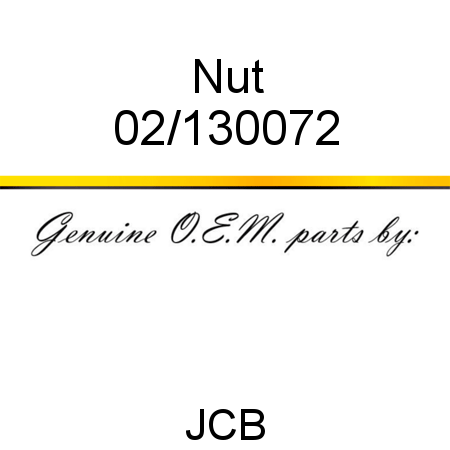 Nut 02/130072