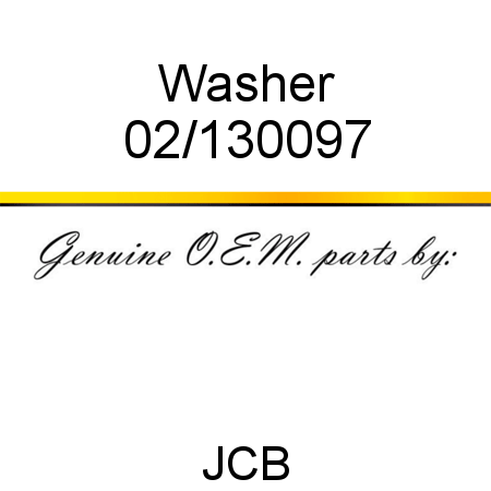 Washer 02/130097