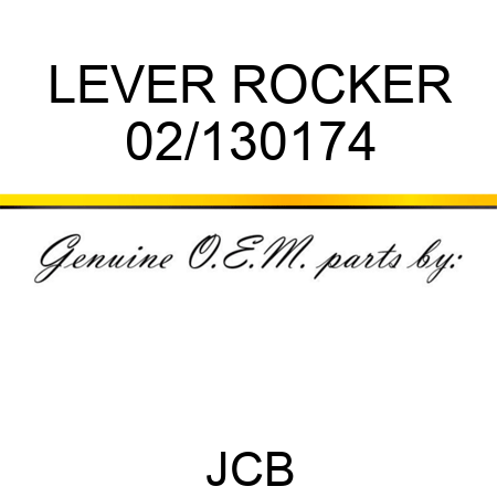 LEVER ROCKER 02/130174