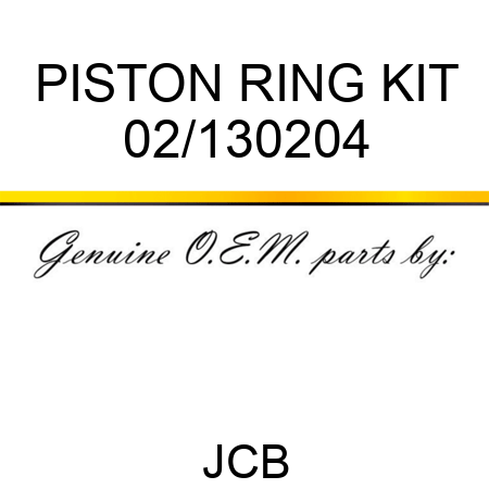 PISTON RING KIT 02/130204