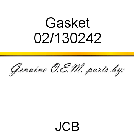 Gasket 02/130242