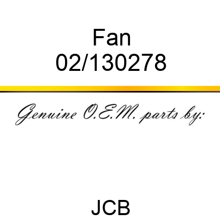 Fan 02/130278