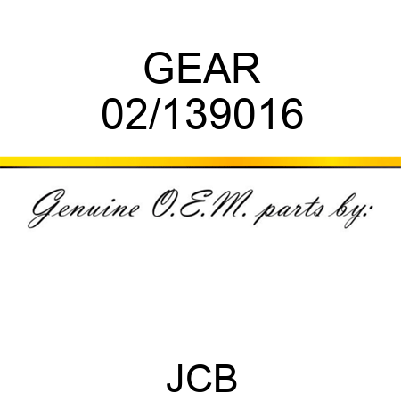 GEAR 02/139016