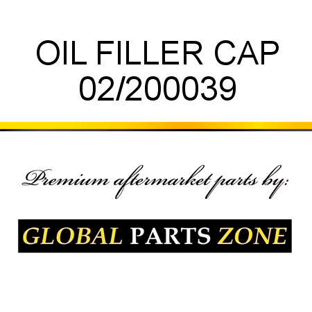 OIL FILLER CAP 02/200039