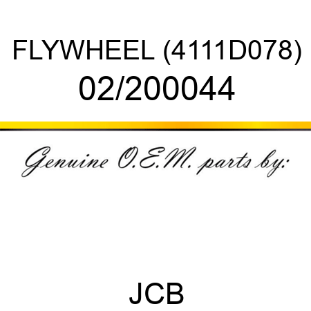 FLYWHEEL (4111D078) 02/200044