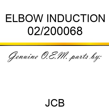 ELBOW INDUCTION 02/200068