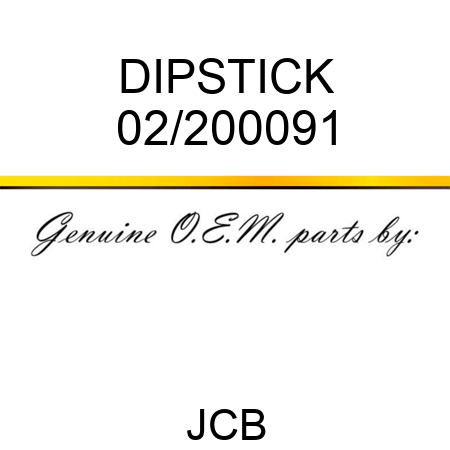 DIPSTICK 02/200091