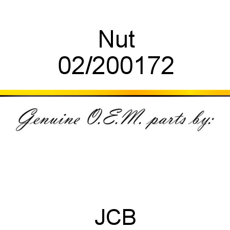 Nut 02/200172