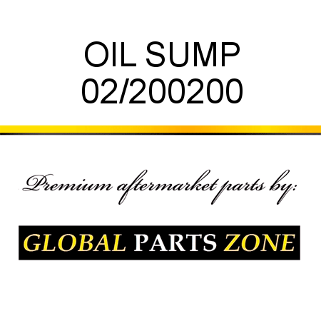 OIL SUMP 02/200200