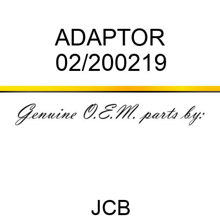 ADAPTOR 02/200219