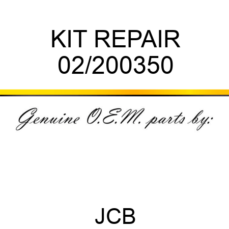 KIT REPAIR 02/200350