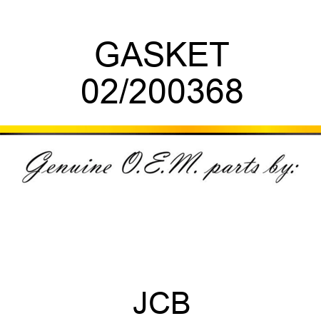 GASKET 02/200368