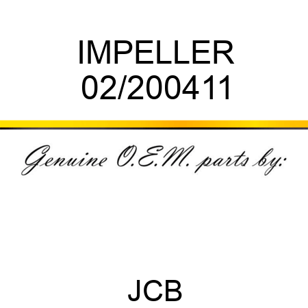 IMPELLER 02/200411