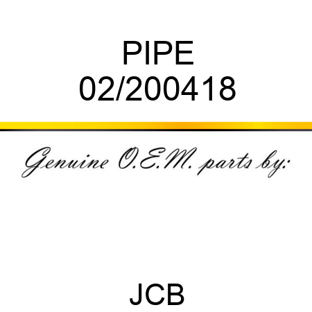 PIPE 02/200418