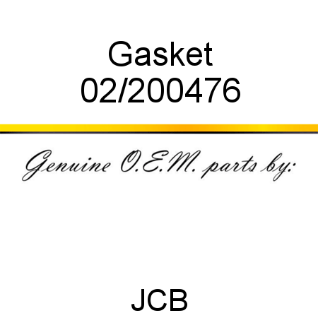 Gasket 02/200476