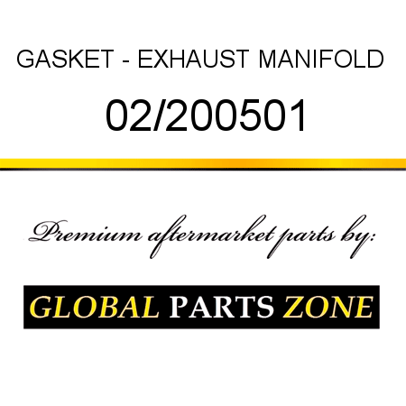 GASKET - EXHAUST MANIFOLD  02/200501