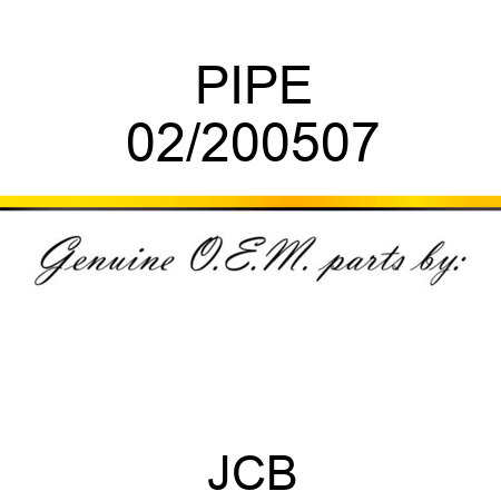 PIPE 02/200507