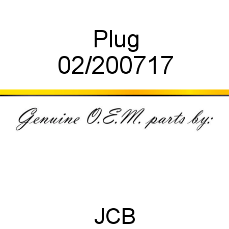 Plug 02/200717