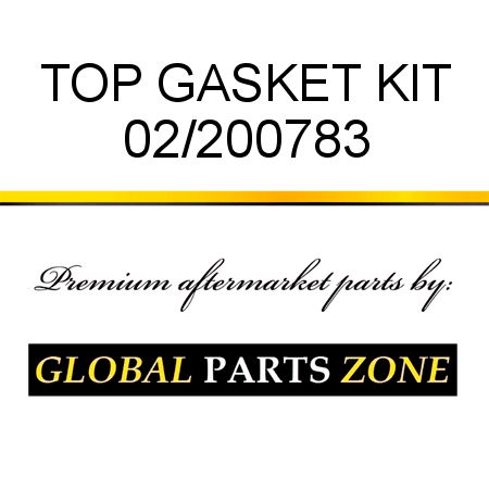 TOP GASKET KIT 02/200783