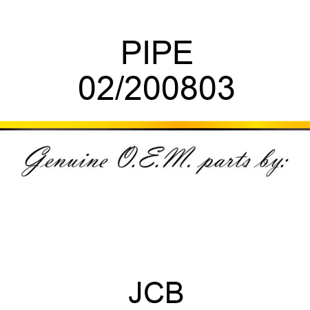 PIPE 02/200803