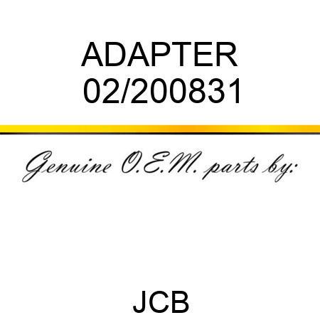 ADAPTER 02/200831