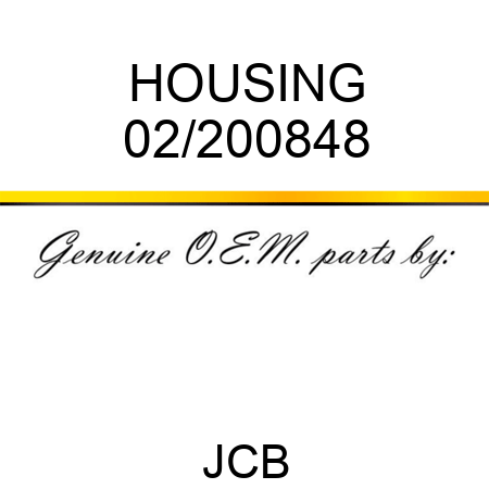 HOUSING 02/200848