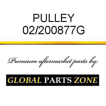 PULLEY 02/200877G