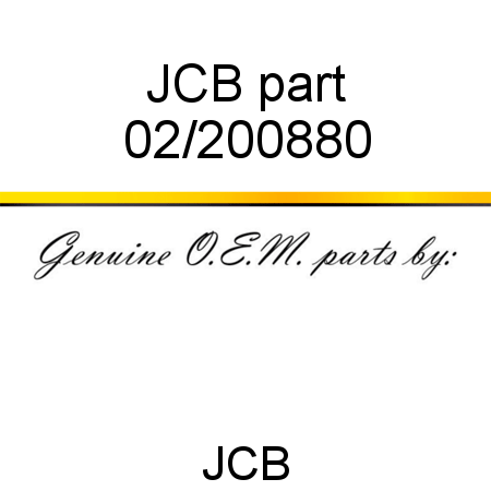 JCB part 02/200880