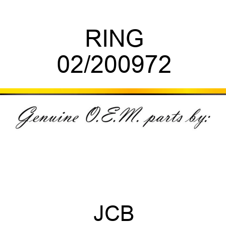 RING 02/200972